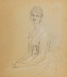 女性の肖像のスケッチ